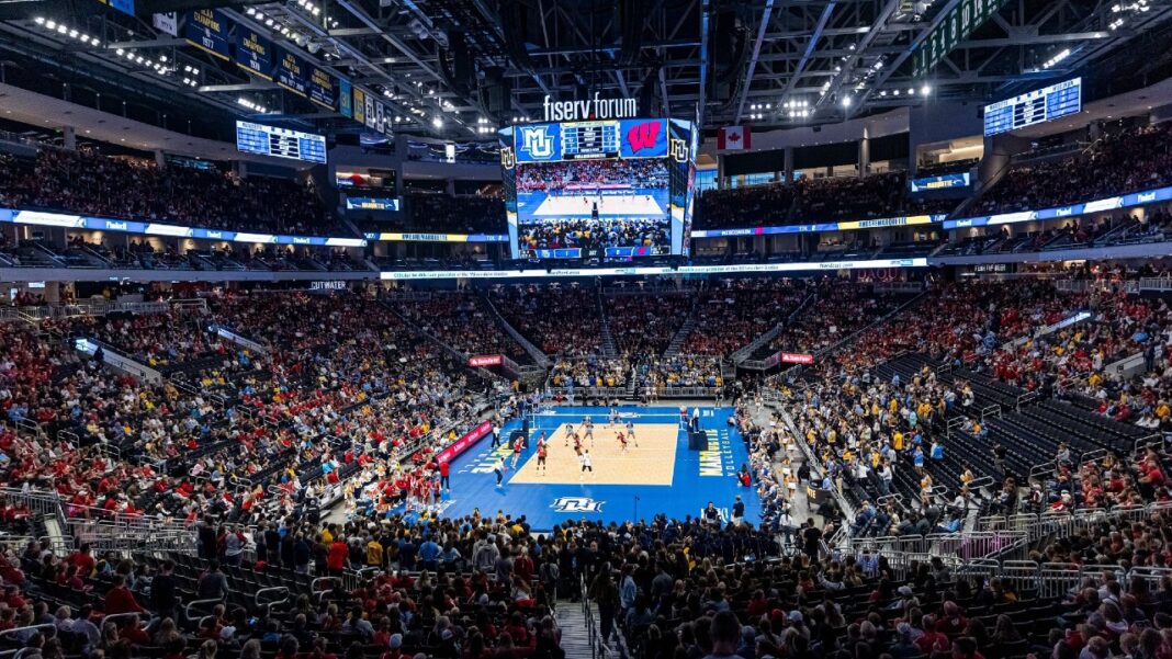 Badger volleyball to return to Fiserv Forum next fall for inaugural tournament