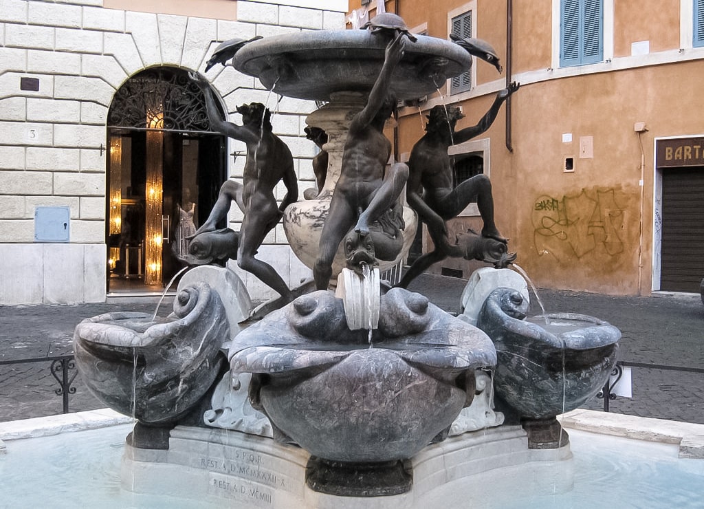 The Turtle Fountain in Rome