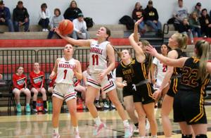 Waterloo girls take down Marshall again Waterloo girls take down Marshall again