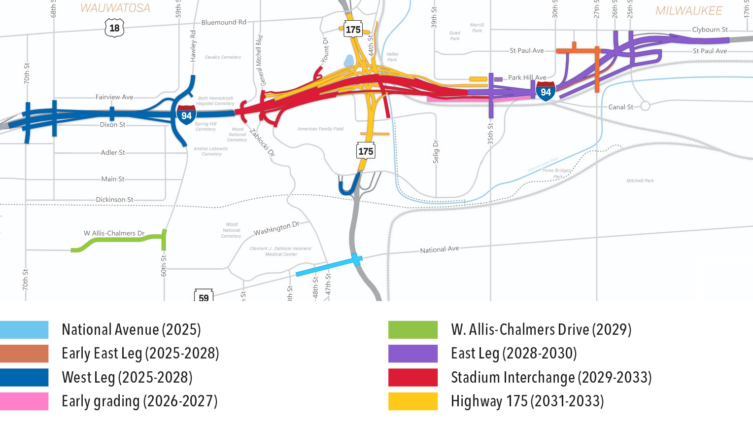 Rebuilding I-94: The key corridor between Milwaukee and Madison faces years of change