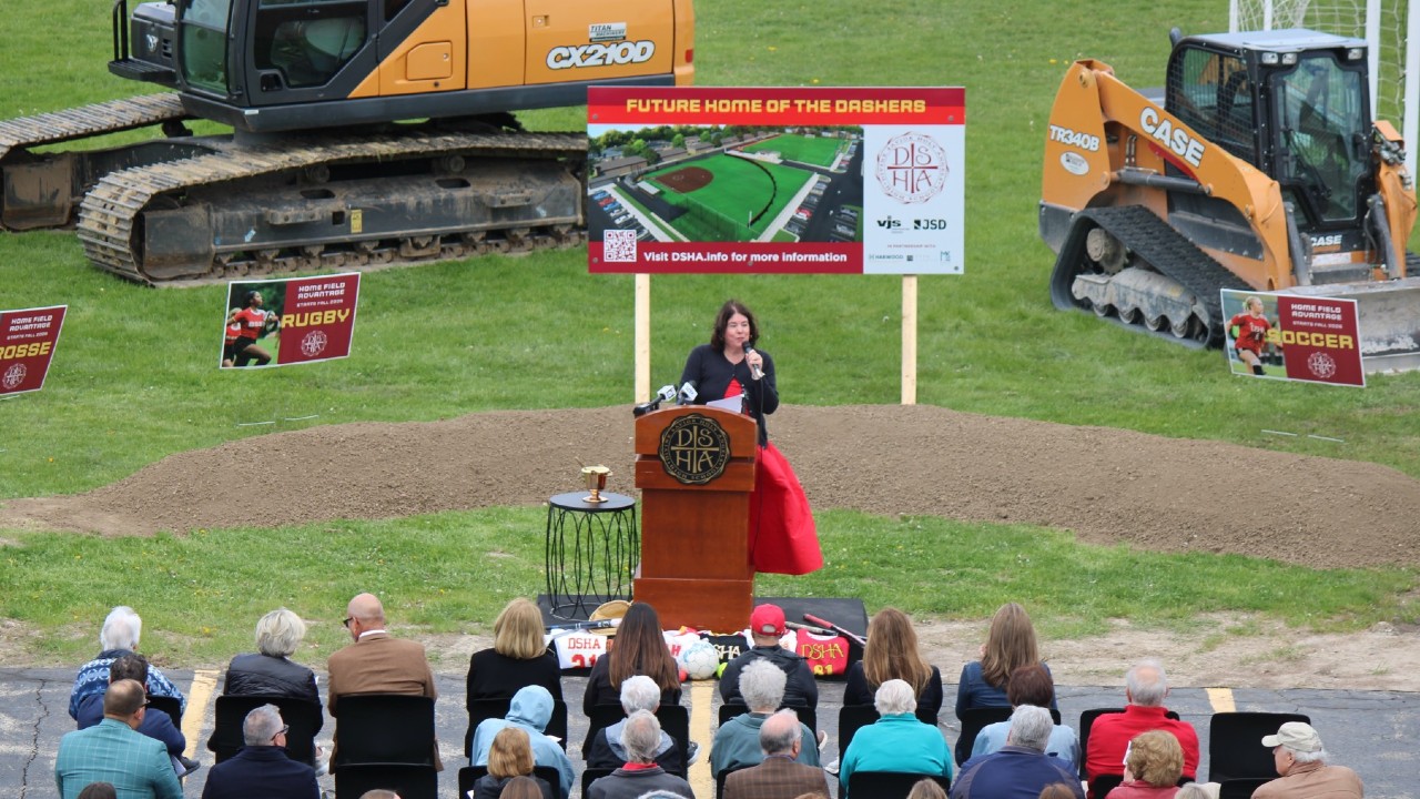 DSHA breaks ground on new athletic facilities as campus campaign advances